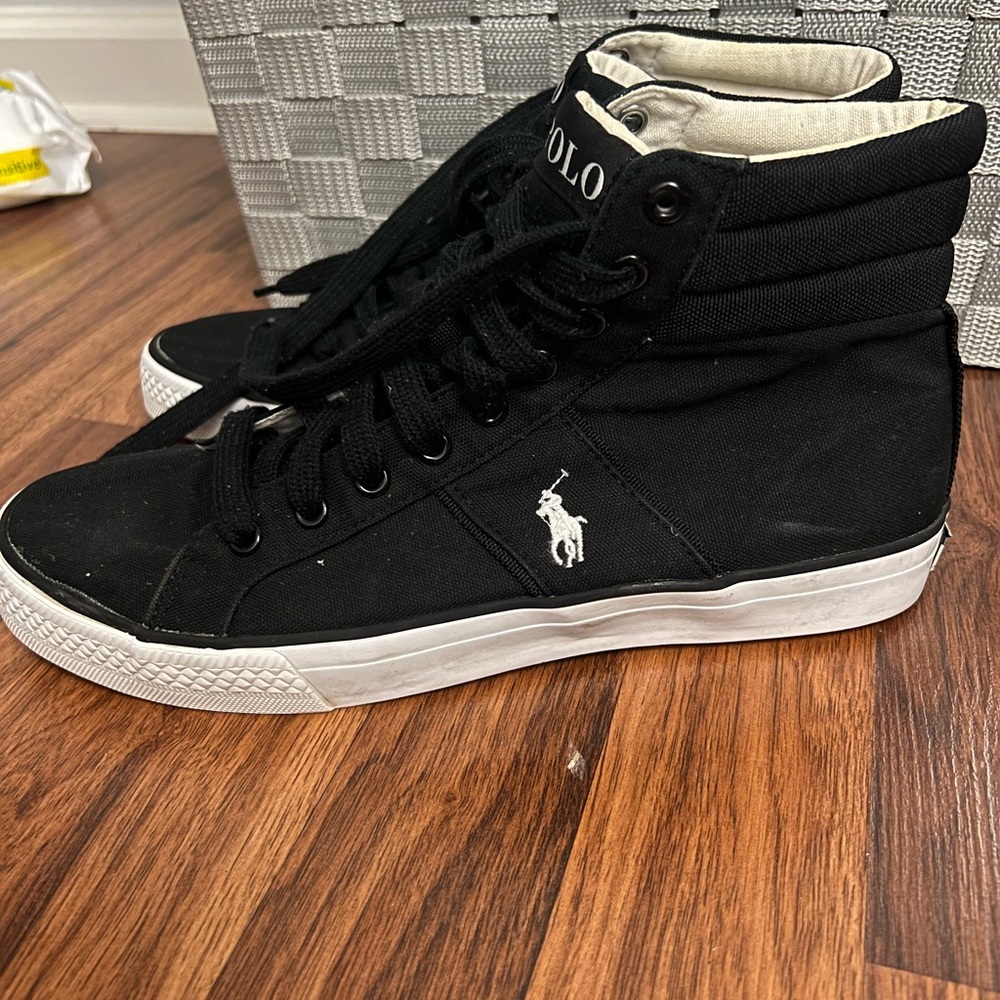 Ralph lauren polo men’s high top sneakers